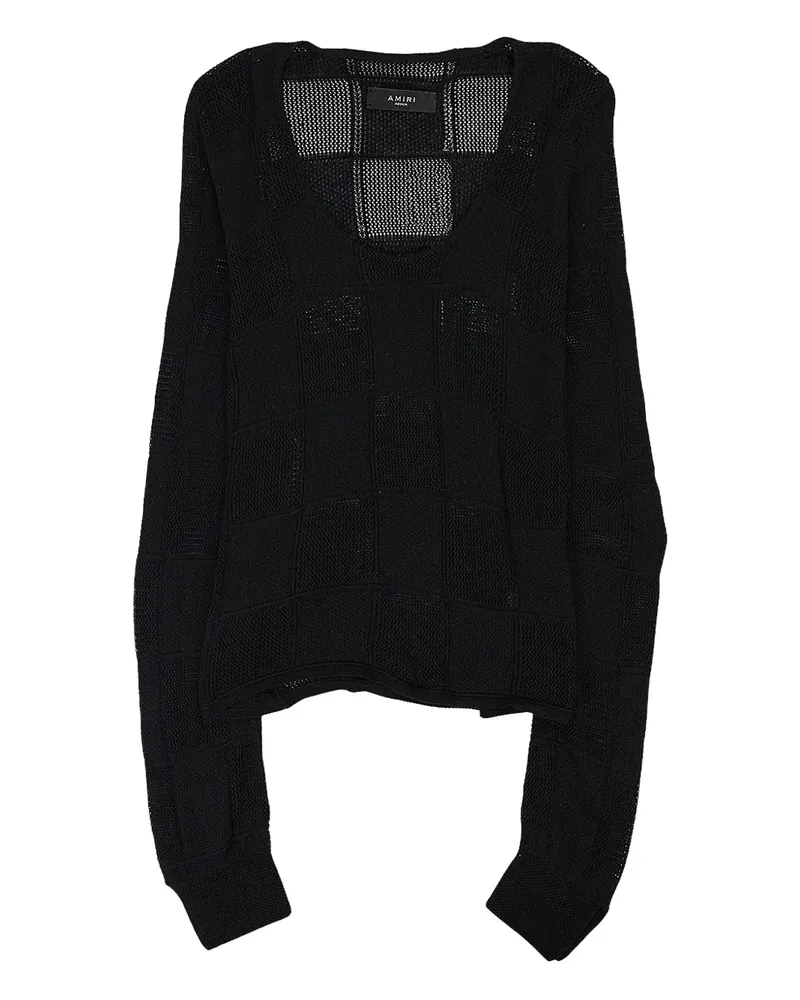 Amiri Pullover mit V-Ausschnitt - Schwarz Schwarz
