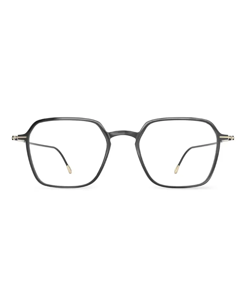 Silhouette Lite Spirit geometric-frame glasses - Schwarz Schwarz