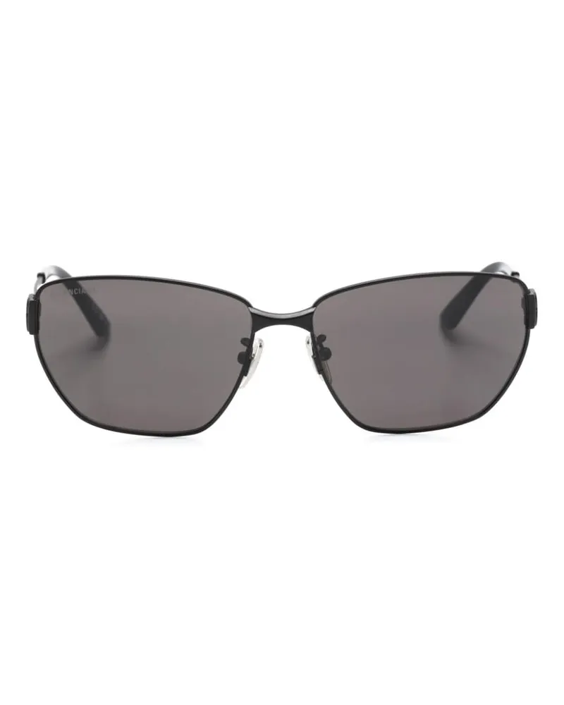 Balenciaga Eckige 'BB0337SK' Sonnenbrille - Braun Braun