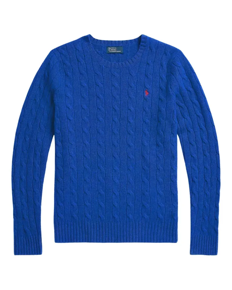 Ralph Lauren Pullover mit Zopfmuster - Blau Blau