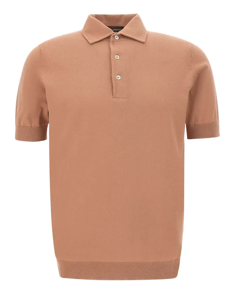 Filippo de Laurentiis Geripptes Poloshirt - Braun Braun