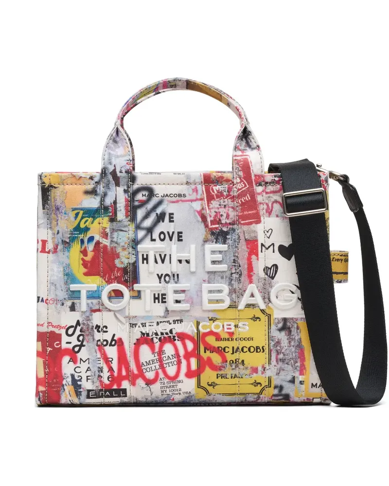 Marc Jacobs medium The Pop Americana canvas tote bag - Nude Nude
