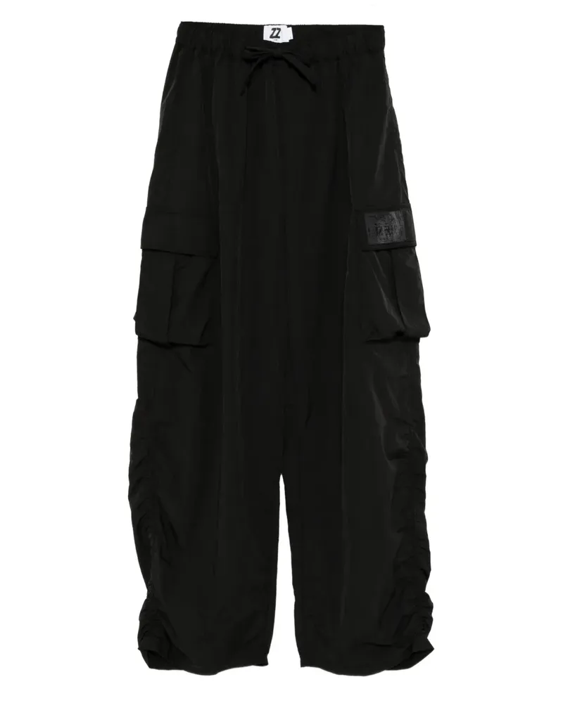 Izzue Klassische Cargohose - Schwarz Schwarz