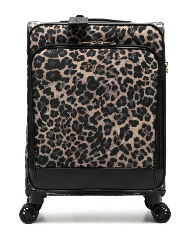 Liu Jo Reisetasche mit Leopardenprint - Nude Nude