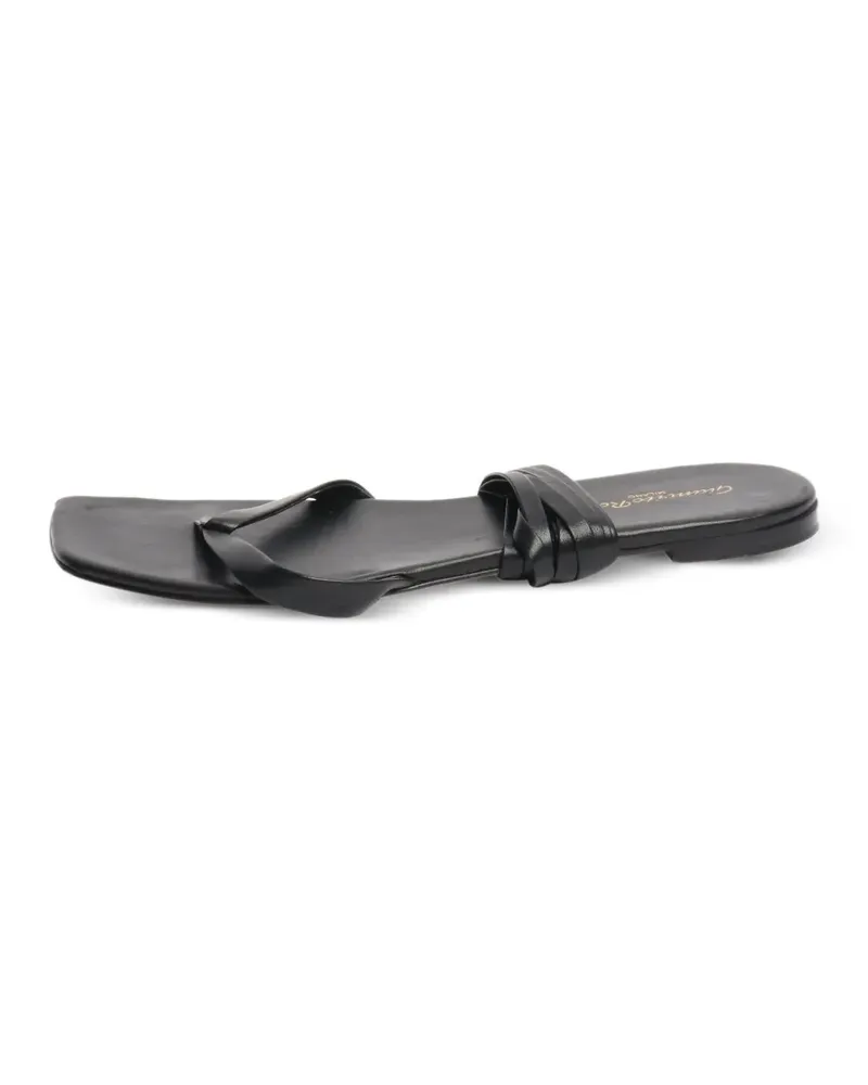 Gianvito Rossi Gewickelte Sandalen - Schwarz Schwarz