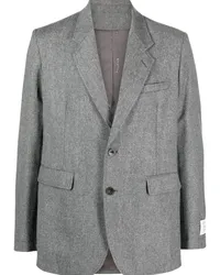 Études Studio Einreihiger Blazer Grau