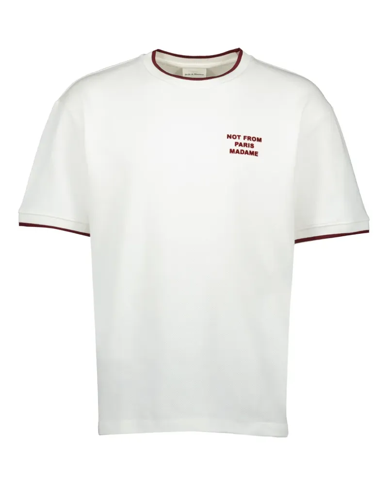 Drôle de Monsieur Not from Paris Madame T-Shirt - Weiß Weiß