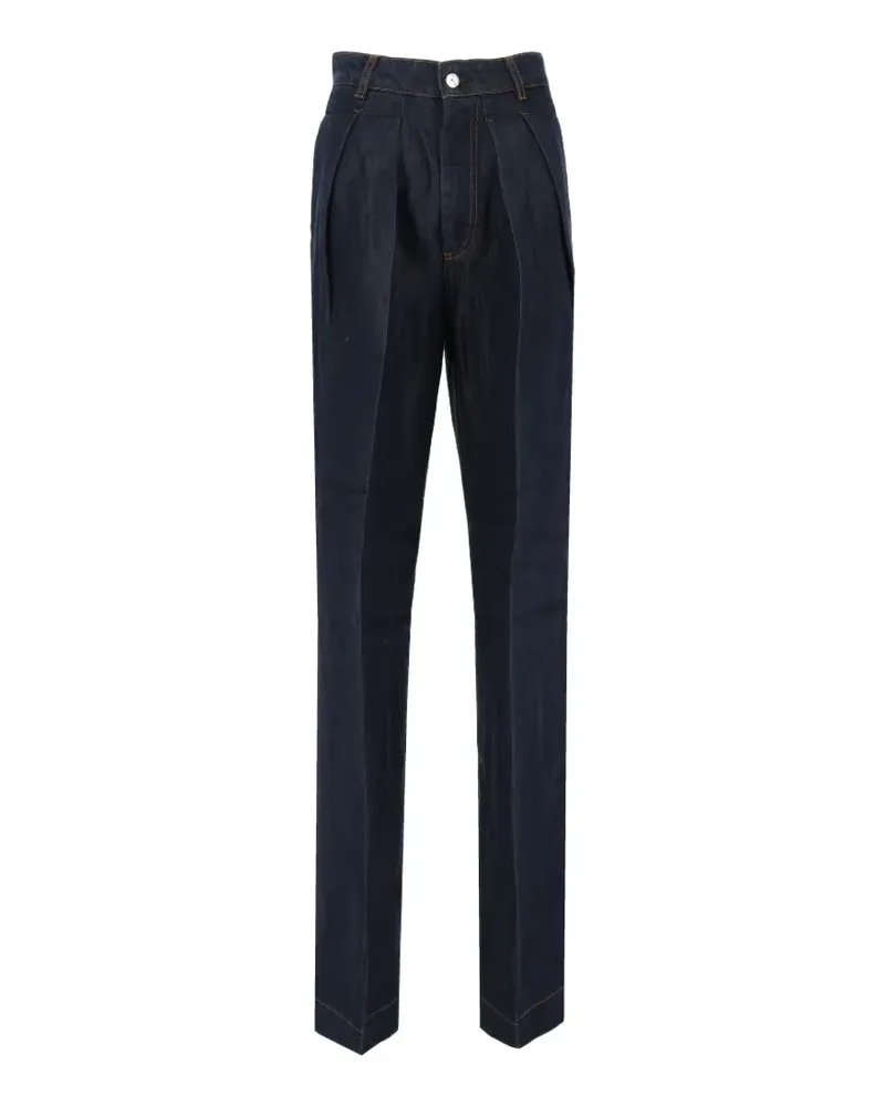 nine:inthe:morning Giordana Jeans mit Falten - Blau Blau