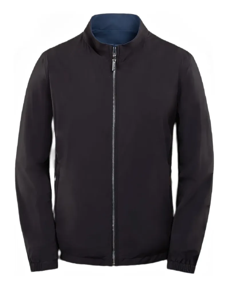 MOORER reversible zip bomber - Blau Blau