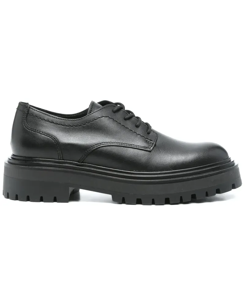 Marc O'Polo Oxford-Schuhe aus Leder - Schwarz Schwarz