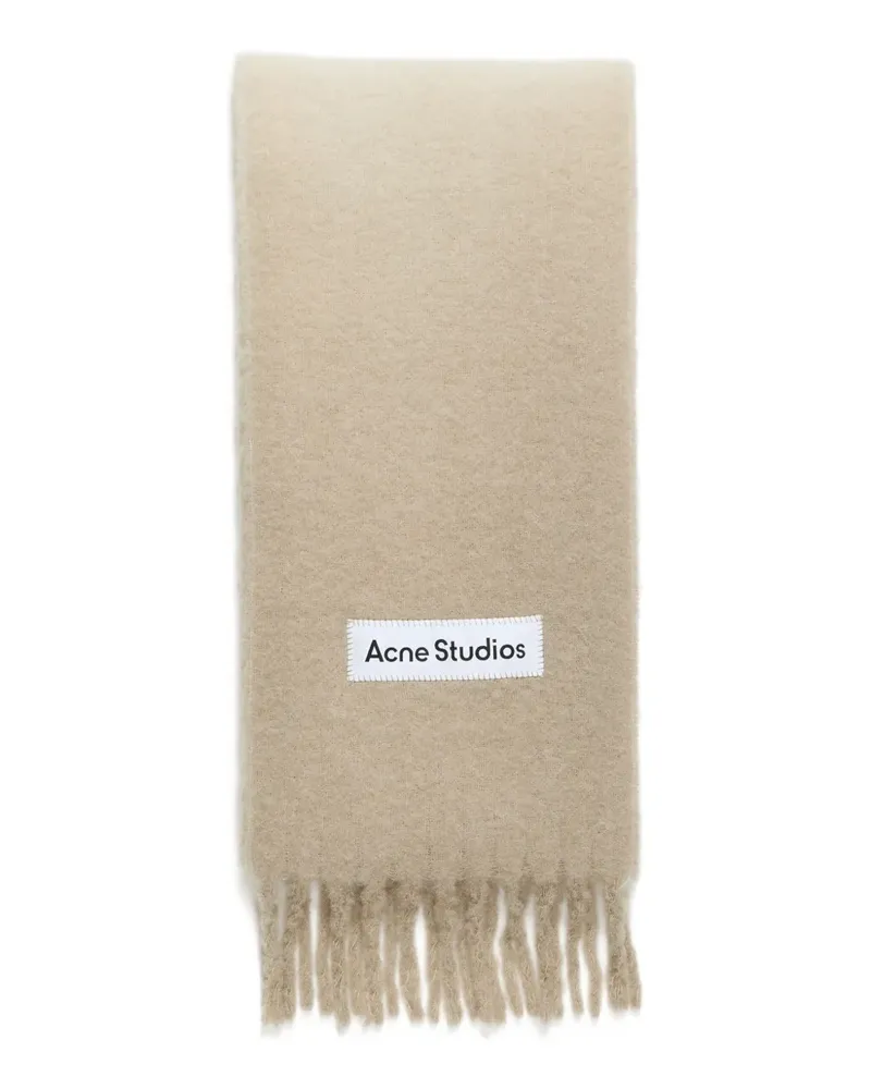 Acne Studios Schal mit Fransen - Nude Nude