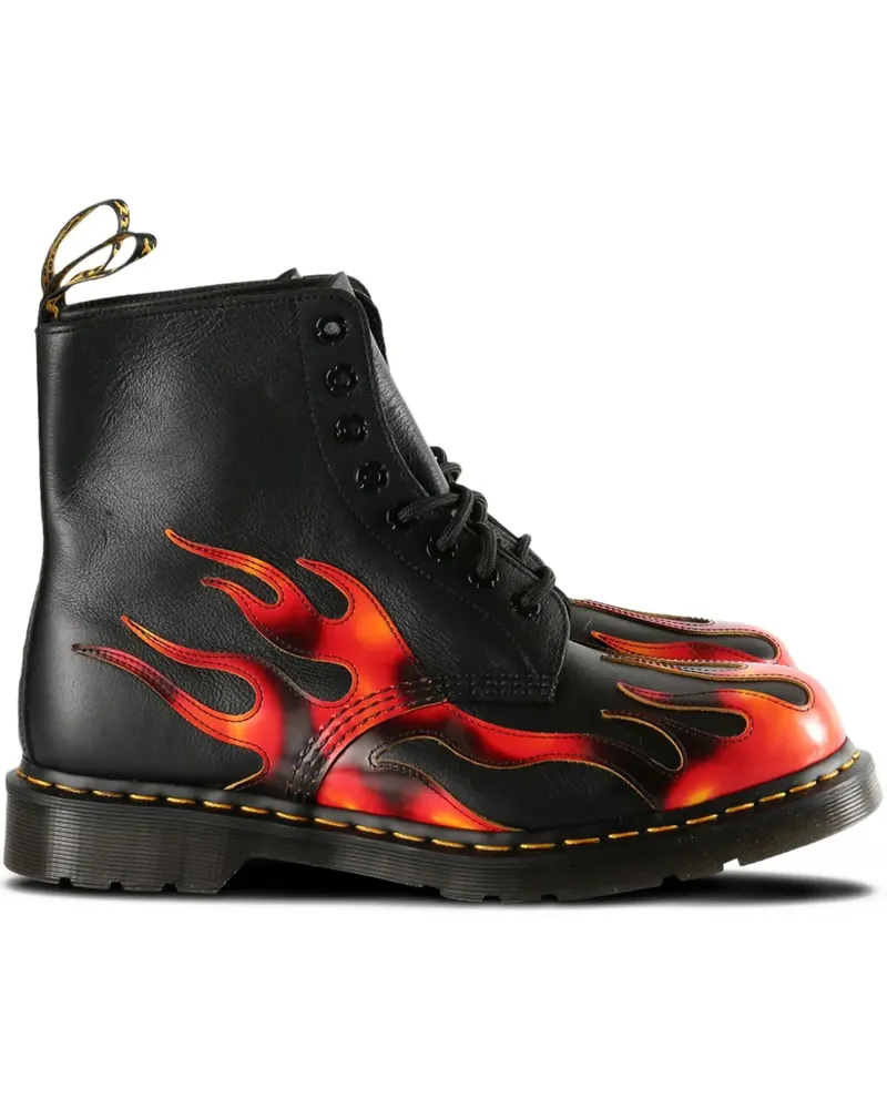 Dr.Martens 1460 Pascal Flame boots - Schwarz Schwarz