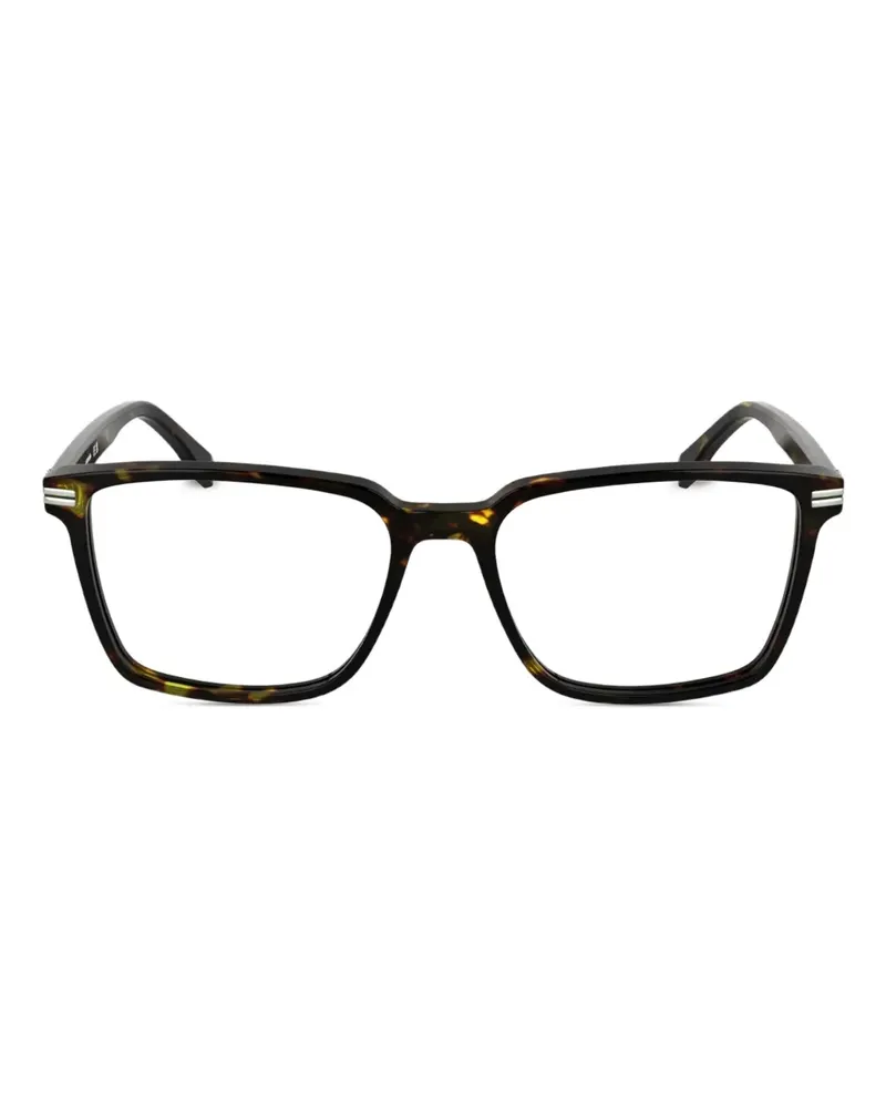 Lacoste Brille mit eckigem Gestell - Braun Braun