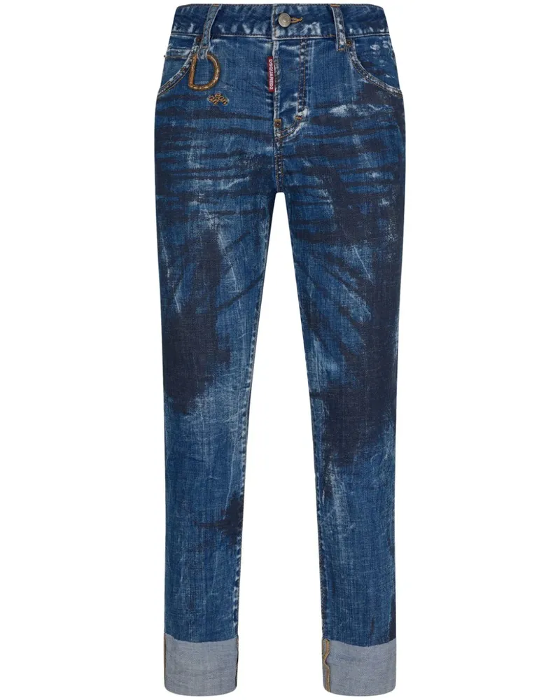 Dsquared2 Jeans mit Stone-Wash-Effekt - Blau Blau