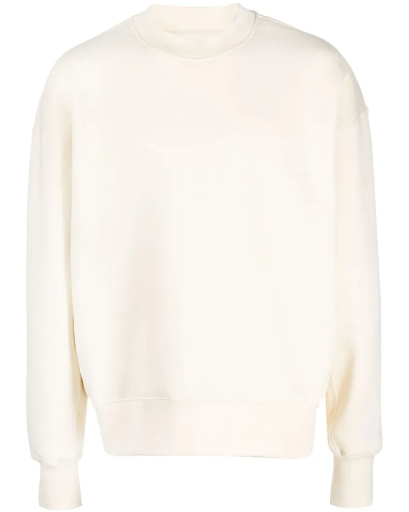 AMI Paris Sweatshirt mit Logo-Stickerei - Nude Nude