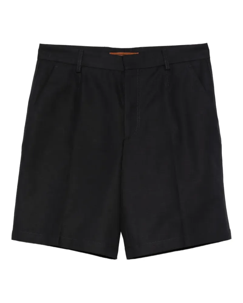 Ermenegildo Zegna pleated shorts - Blau Blau