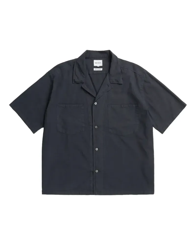 Norse Projects Mols camp-collar shirt - Blau Blau