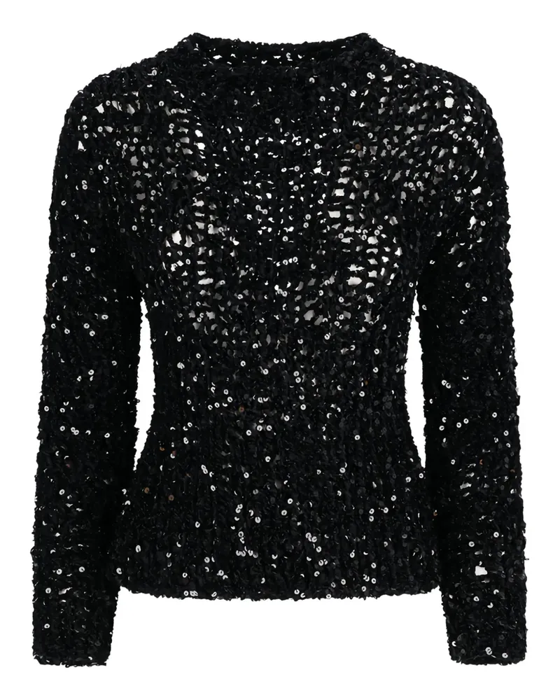 Jil Sander sequin-embellishment sweater - Schwarz Schwarz