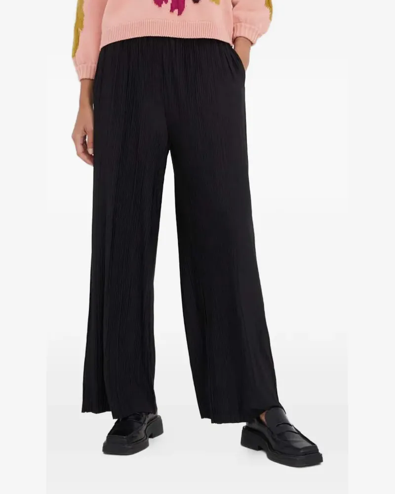 Samsøe & Samsøe Plissierte Hose - Schwarz Schwarz