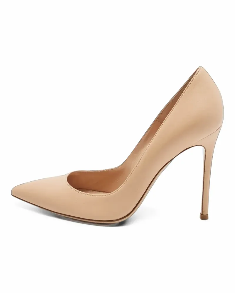 Gianvito Rossi Gianvito pointed-toe pumps - Nude Nude