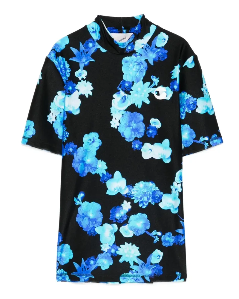 COPERNI T-Shirt mit Stehkragen - Schwarz Schwarz