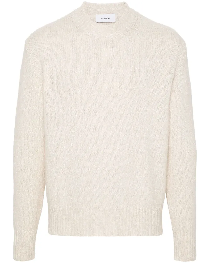 LARDINI Pullover mit Rundhalsausschnitt Nude