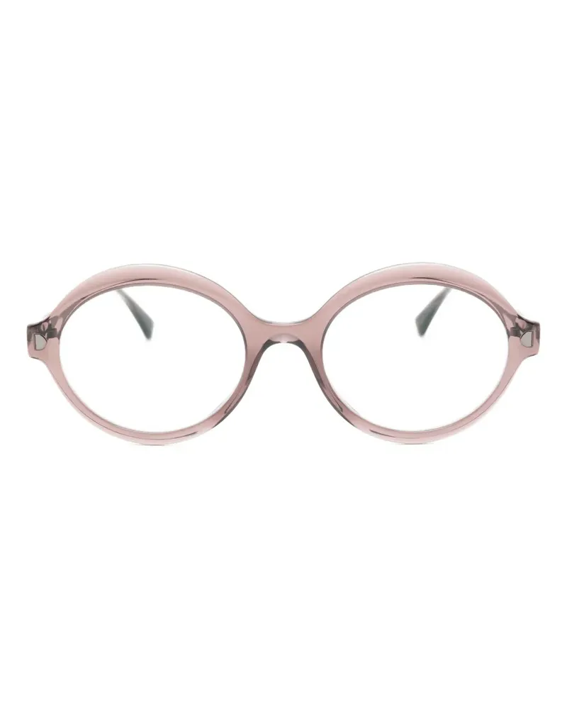 Mykita Noomi Sonnenbrille mit rundem Gestell - Braun Braun