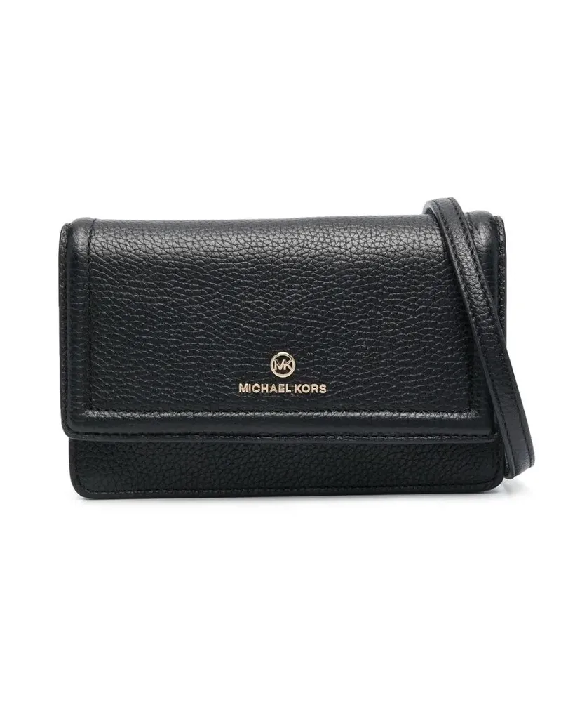 Michael Kors Umhängetasche mit Logo-Schild - Schwarz Schwarz