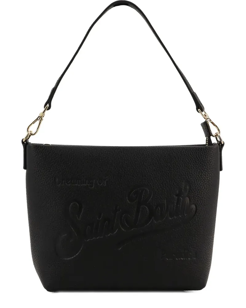 MC2 Saint Barth Aline logo-devossed shoulder bag - Schwarz Schwarz