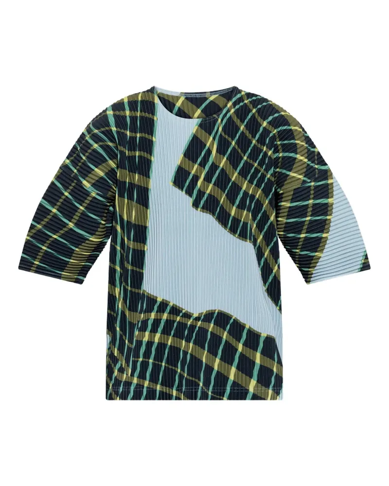 Issey Miyake Windswept T-Shirt - Blau Blau