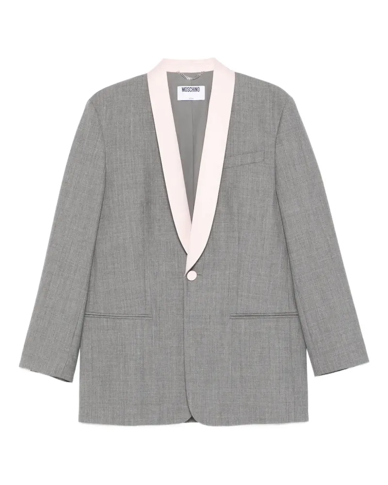 Moschino shawl-lapel blazer - Grau Grau