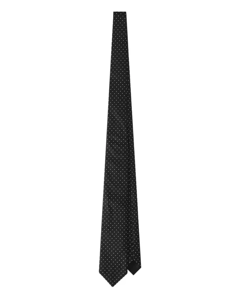 Dolce & Gabbana polka-dot tie - Schwarz Schwarz