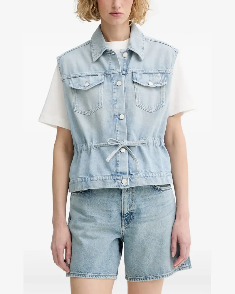 Marc O'Polo drawstring denim jacket - Blau Blau