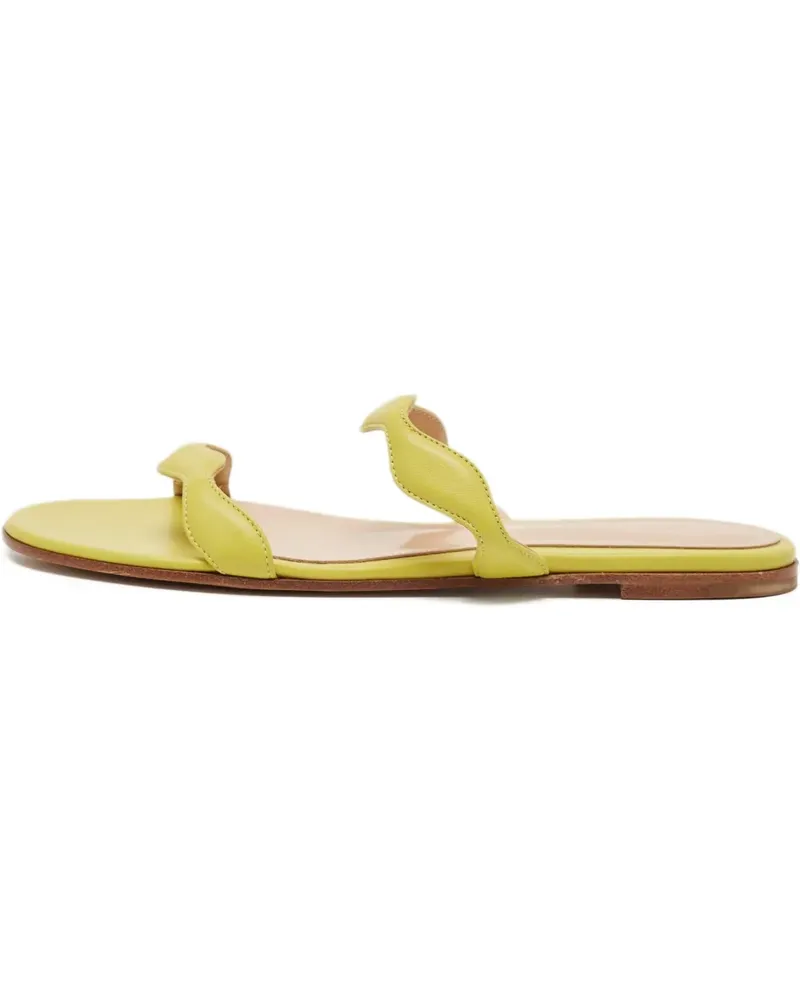 Gianvito Rossi Wave Pantoletten - Gelb Gelb