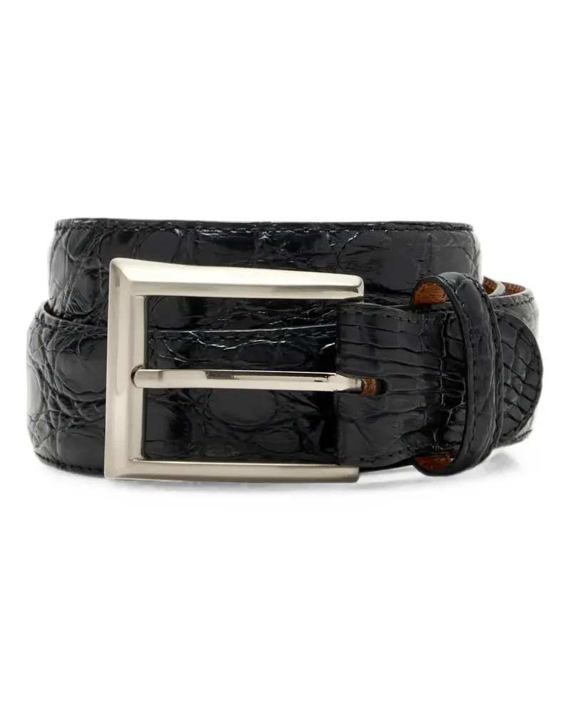 Magnanni Cocoarcade leather belt - Schwarz Schwarz