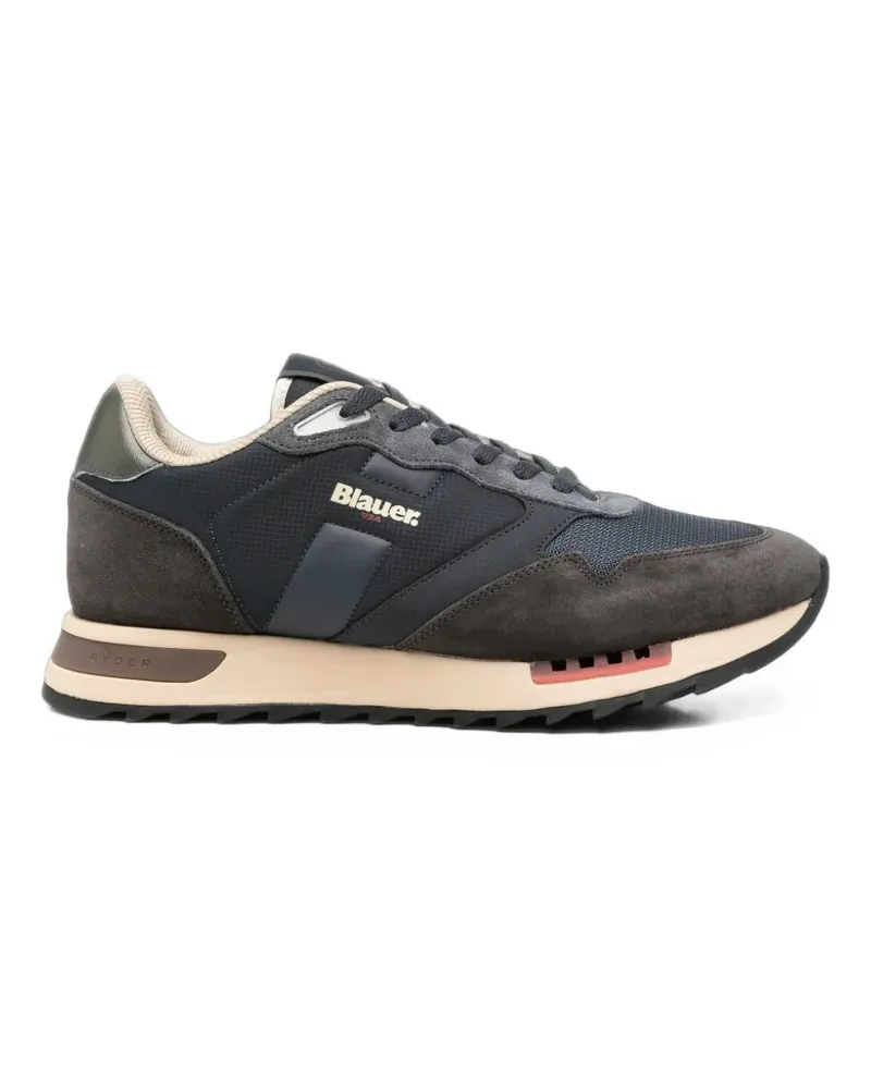 Blauer Ryder Sneakers mit Einsätzen Blau