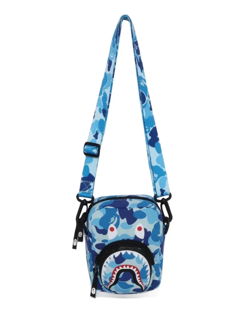 BAPE ABC Camo Shark messenger bag - Blau Blau