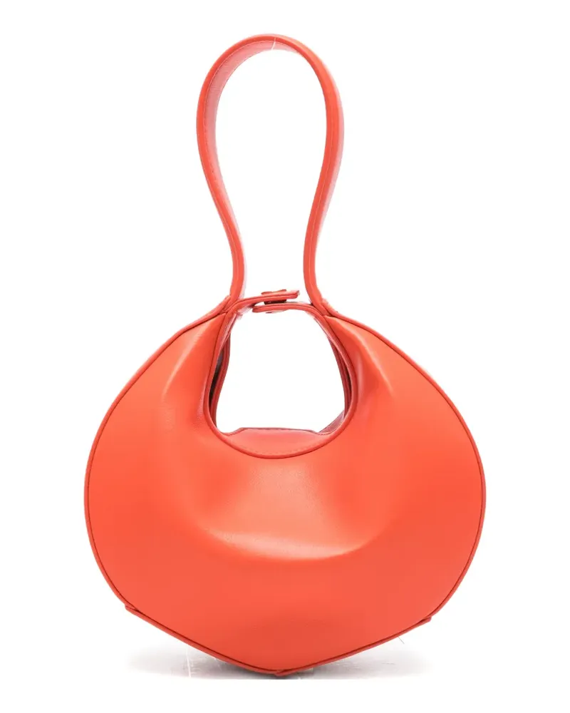 Patrizia Pepe small hobo bangle tote bag - Orange Orange