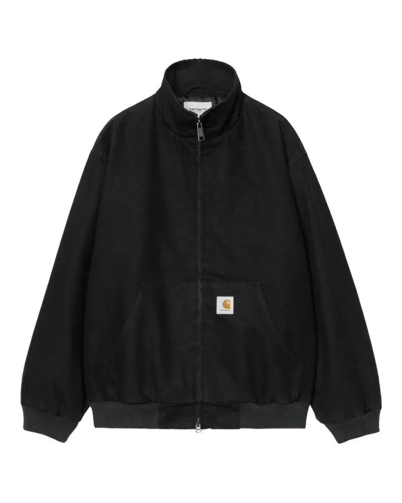 Carhartt WIP Ravon Bomberjacke mit Logo-Patch - Schwarz Schwarz