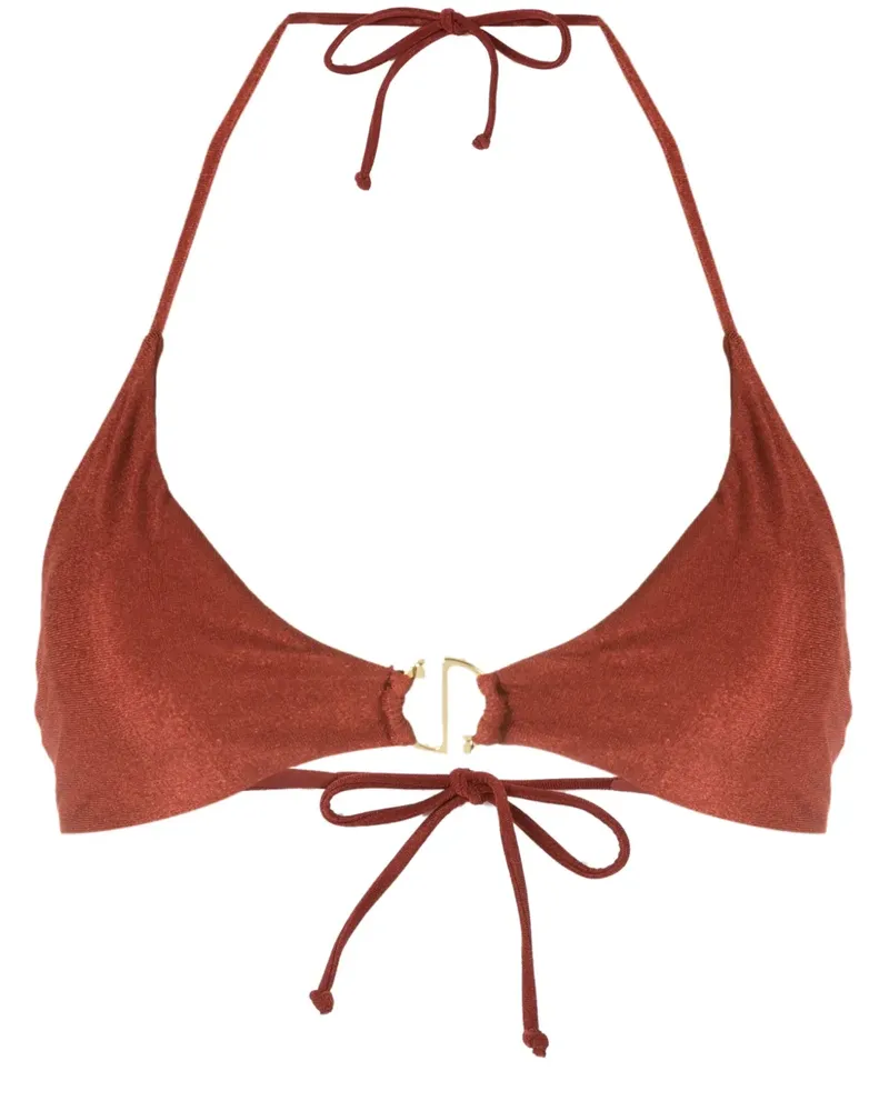 Lenny Niemeyer Bikinioberteil mit Neckholder - Braun Braun
