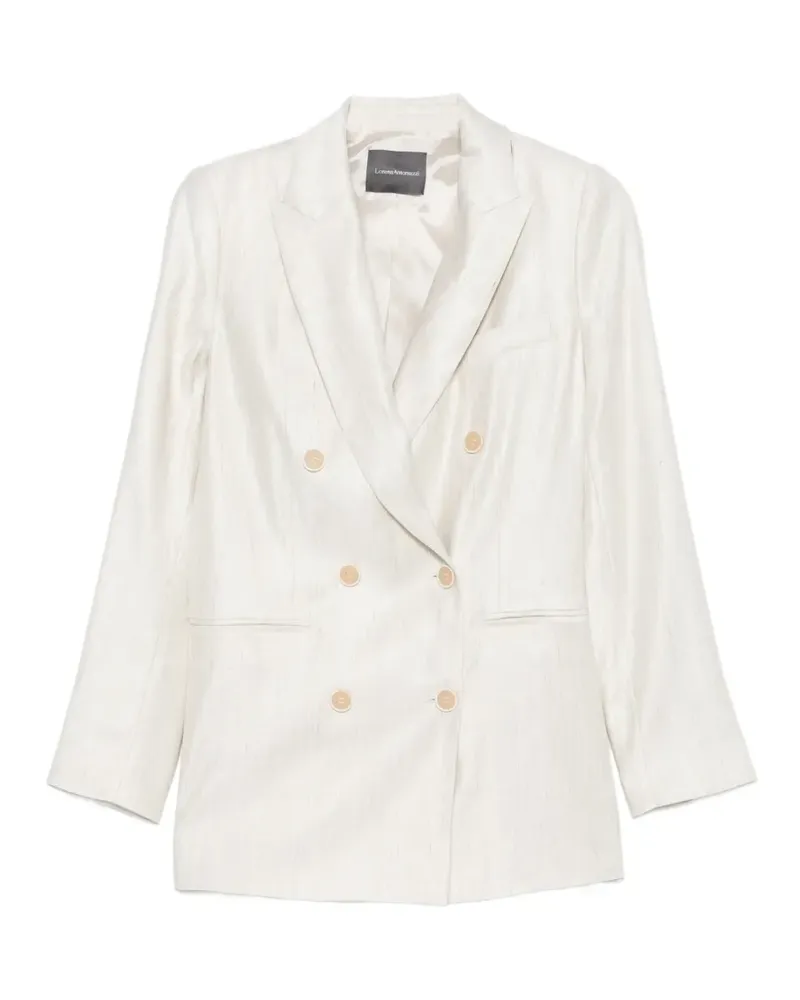 Lorena Antoniazzi double-breasted blazer - Nude Nude
