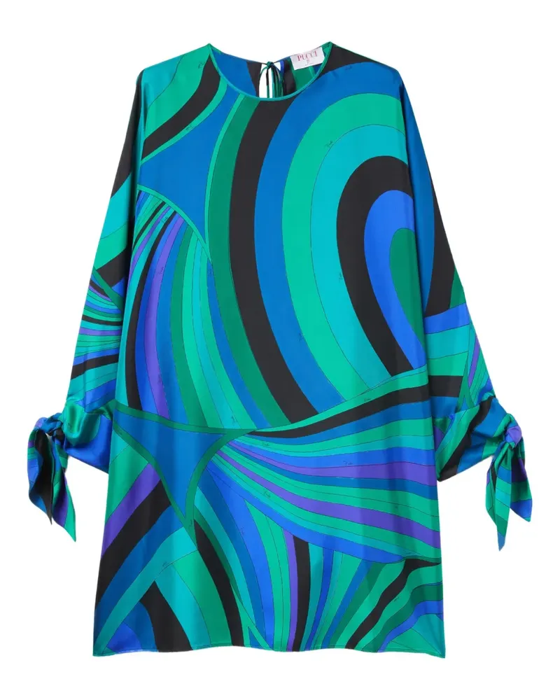 Emilio Pucci Tunika mit Wirbelmuster - Grün Grün