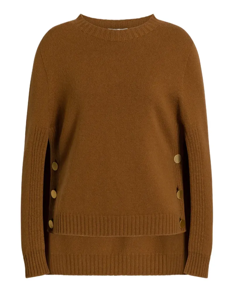 Alberta Ferretti Geknöpfter Pullover - Braun Braun