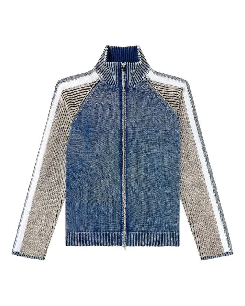 Diesel K-Heronimo raglan-sleeve cardigan - Blau Blau