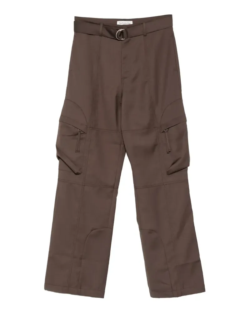 FRANKIE Shop Kelly belted cargo pants - Braun Braun