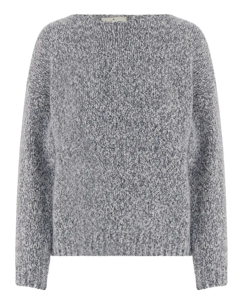 Bruno Manetti Gestrickter Pullover - Grau Grau