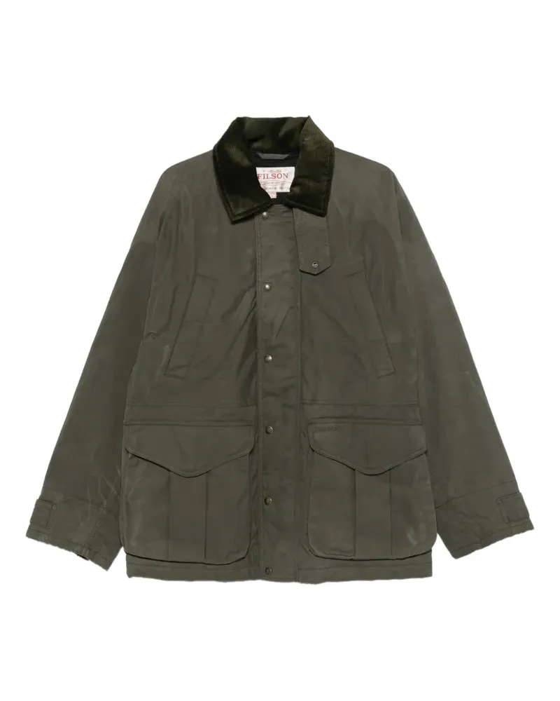 Filson Isolierte Jacke mit Cordkragen - Grün Grün