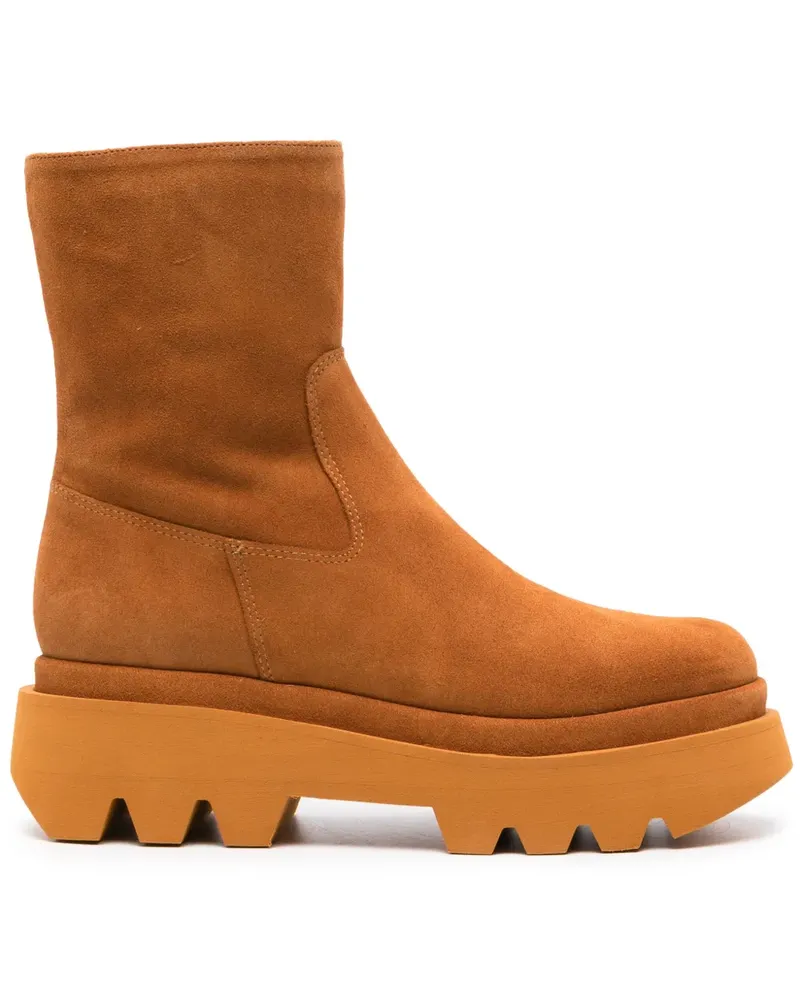 Paloma Barceló Stiefeletten mit runder Kappe - Braun Braun