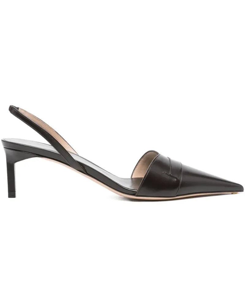 Tom Ford Spitze Slingback-Pumps 65MM - Braun Braun