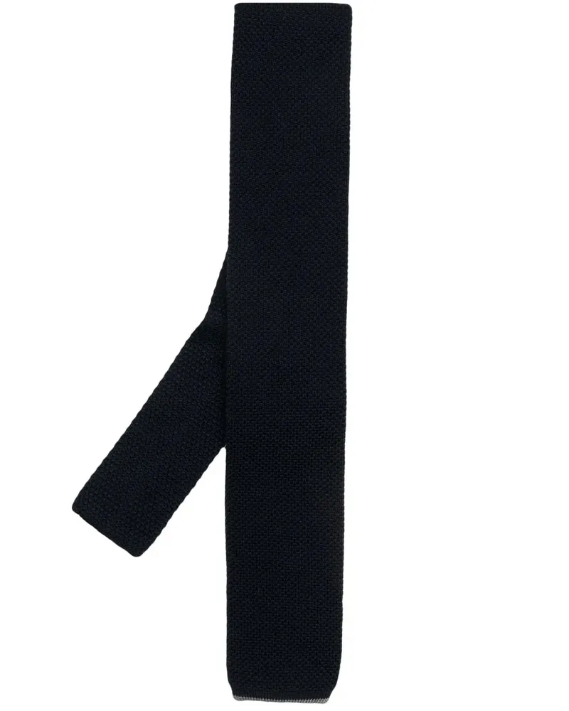 Brunello Cucinelli Strukturierte Krawatte - Blau Blau